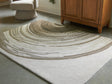 Rizwana Ivory/Brown/Gray 5' x 7' Area Rug