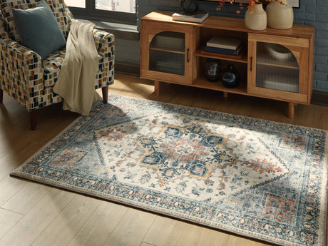 Wallney Multi 5' x 7' Memory Foam Area Rug