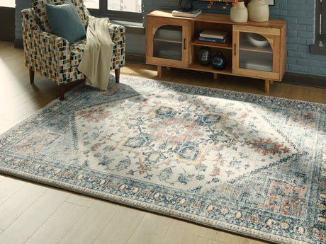 Wallney Multi 7'6" X 9'6" Memory Foam Area Rug