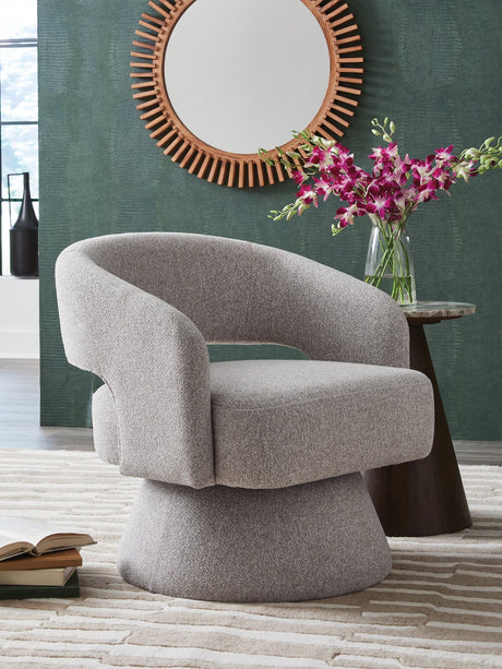 Nashkins Pebble Swivel Accent Chair