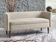 Wainner Beige Accent Bench