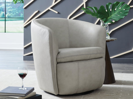 Kierreys Bone Swivel Accent Chair