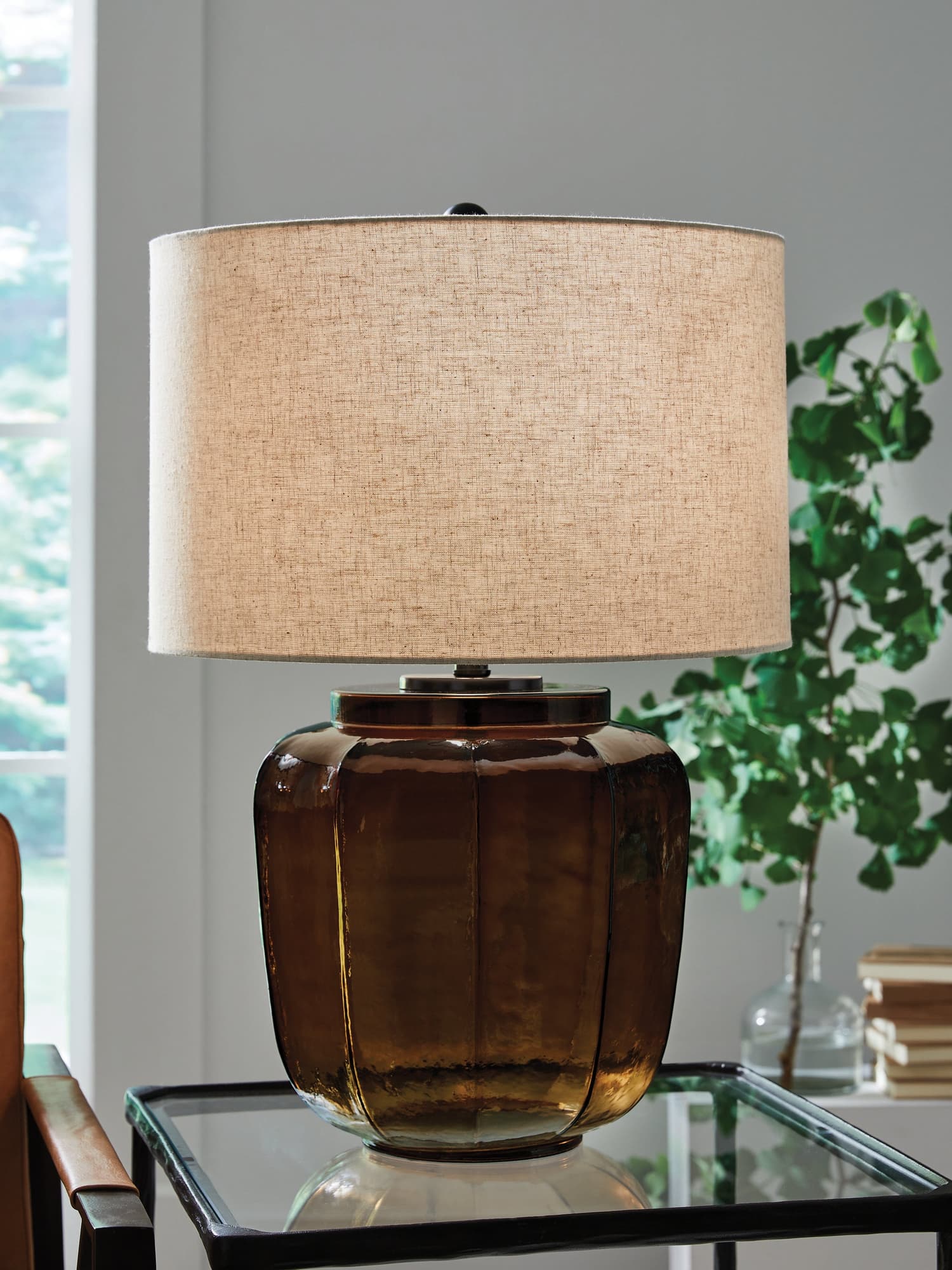 Bainmore Amber Table Lamp