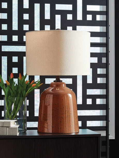 Aaleahya Rust Table Lamp