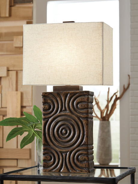 Heathbury Antique Brown Table Lamp