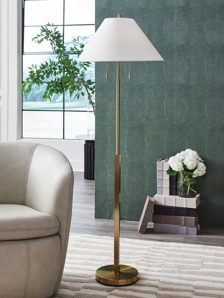 Haigwood Gold Finish Floor Lamp