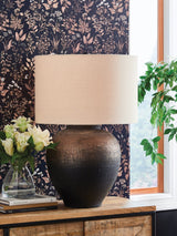 Newgerhard Brown/Black Table Lamp