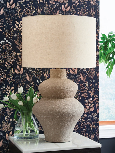 Jossleigh Beige Table Lamp