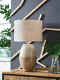 Linas Cream/Beige Table Lamp