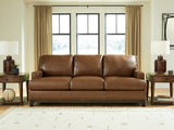 Saonara Amber Leather Sofa
