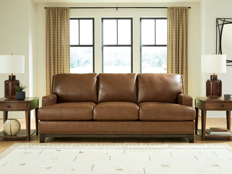 Saonara Amber Leather Sofa