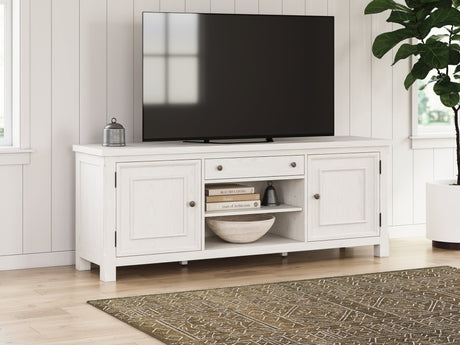 Robbinsdale Antique White 72" TV Stand