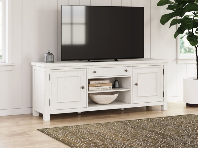 Robbinsdale Antique White 72" TV Stand