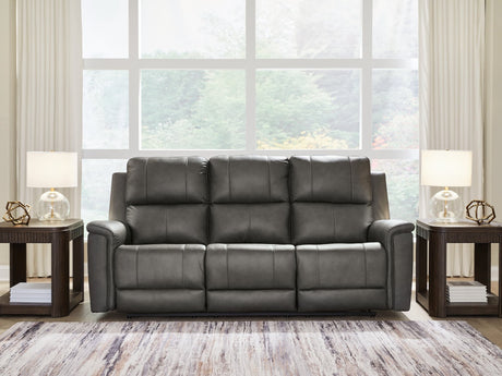 Bleckley Anchor Leather Power Reclining Sofa