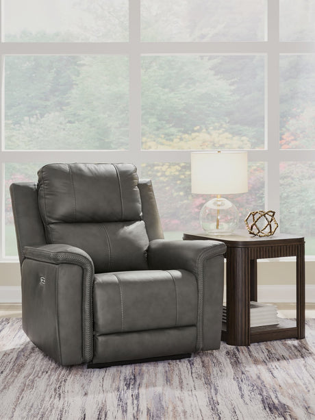 Bleckley Anchor Leather Power Recliner