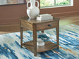 Burkbyer Brown End Table