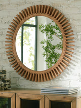 Tedwell Brown Accent Mirror