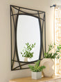 Freenville Black Accent Mirror