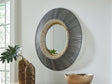 Dallmen Black/Gold Finish Accent Mirror
