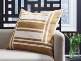 Darrman Ochre/Ivory Pillow (Set of 4)