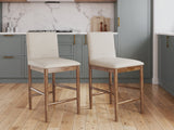 Isanti Light Brown Counter Height Barstool