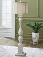 Madsbrook Antique White Floor Lamp