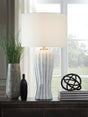 Lanwell Antique Gray Table Lamp