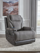 4Z-Peaceful Pause Slate Microfiber,Next-Gen DuraPella Power Lift Recliner