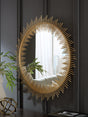 Wainport Gold Finish Accent Mirror