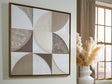 Harelman Tan/Taupe/White Wall Art