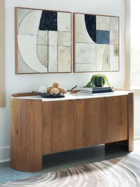 Bexlen Tan/Taupe/Black Wall Art (Set of 2)