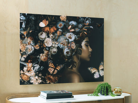 Valfer Orange/Black/White Wall Art