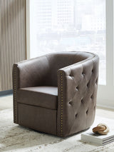 Brentlow Granite Swivel Accent Chair