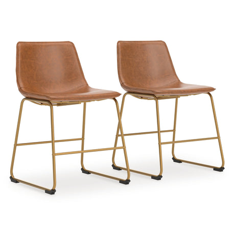 Ciabori Brown/Gold Dining Chair