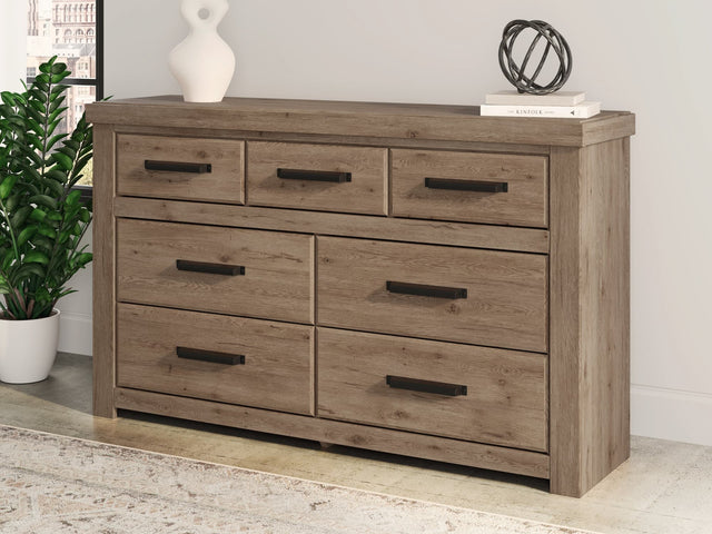 Oliandon Light Brown Dresser