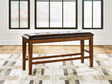 Ralene Medium Brown Counter Height Dining Bench