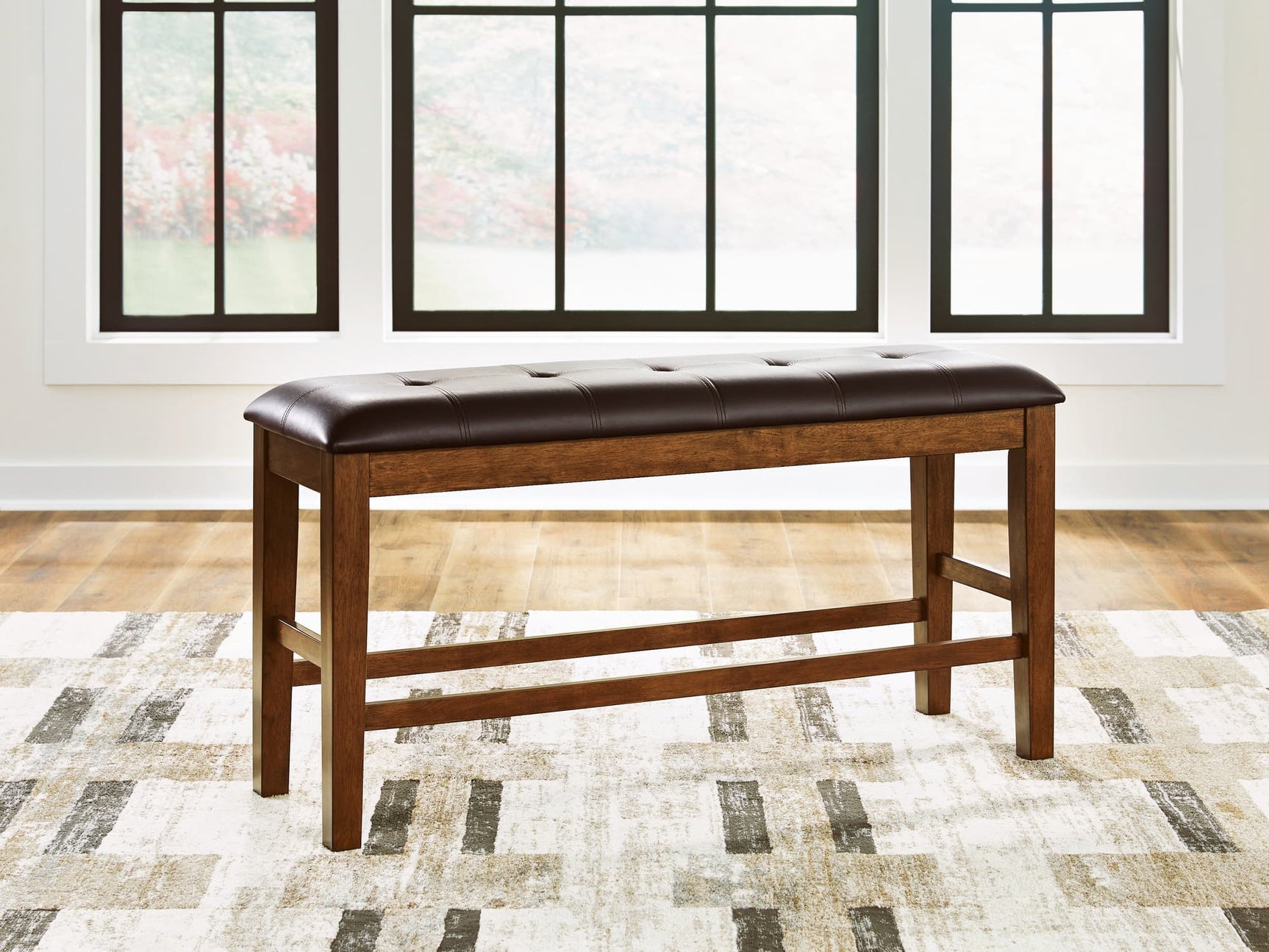 Ralene Medium Brown Counter Height Dining Bench