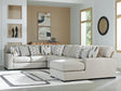 Laurelgrove Pebble Chenille,Performance Fabric,Next-Gen Nuvella™ 5-Piece Sectional with Chaise
