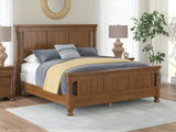 Rowlenstown Brown King Poster Bed