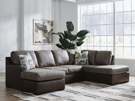 Castille Way Fossil 2-Piece Sectional with Chaise