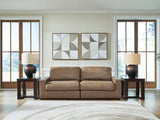 Veronella Sahara Leather 2-Piece Sectional Sofa