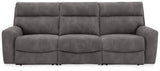 Next-Gen Durapella Slate 3-Piece Power Reclining Sectional