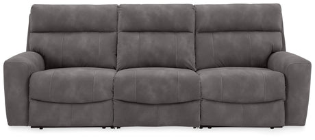 Next-Gen Durapella Slate 3-Piece Power Reclining Sectional