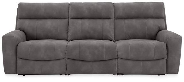 Next-Gen Durapella Slate 3-Piece Power Reclining Sectional