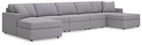 Modmax Granite 5-Piece Double Chaise Sectional