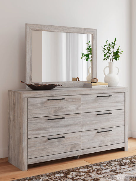 Broachmyn Gray Dresser and Mirror