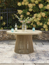 Orchard Beach Beige Outdoor Dining Table