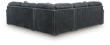 Midnight-Madness Gunmetal 3-Piece Sectional