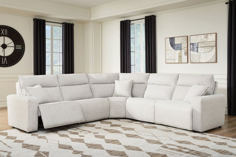 Modmax II Stone 5-Piece Power Reclining Sectional