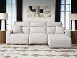 Modmax II Stone 3-Piece Reclining Sofa Chaise